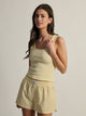 HARLOW ESSENTIAL SQUARENECK TANK - YELLOW HARLOW - Boathouse USA