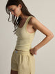 HARLOW ESSENTIAL SQUARENECK TANK - YELLOW HARLOW - Boathouse USA