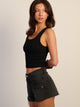 HARLOW ESSENTIAL SQUARENECK TANK - BLACK HARLOW - Boathouse USA