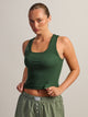 HARLOW ESSENTIAL SQUARE NECK TANK - FOREST HARLOW - Boathouse USA
