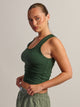 HARLOW ESSENTIAL SQUARE NECK TANK - FOREST HARLOW - Boathouse USA
