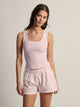 HARLOW ESSENTIAL SQUARENECK TANK - PINK HARLOW - Boathouse USA
