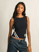 HARLOW PARIS PRINT TANK TOP - NAVY HARLOW - Boathouse USA