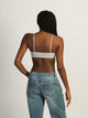 HARLOW CLASSIC MELANGE SCOOP BRALETTE - HEATHER GREY HARLOW - Boathouse USA