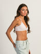 HARLOW CLS TRIANGLE PRINT BRALETTE - BABY PINK HARLOW - Boathouse USA