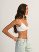 HARLOW CLS TRIANGLE PRINT BRALETTE - WHITE HARLOW - Boathouse USA