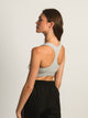 HARLOW RACERBACK MELANGE BRALETTE - HEATHER GREY HARLOW - Boathouse USA