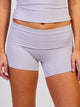 HARLOW SCULPT FOLDOVER SHORT - LILAC
