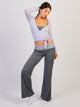 HARLOW SCULPT WRAP TOP - LILAC HARLOW - Boathouse USA