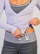 HARLOW SCULPT WRAP TOP - LILAC HARLOW - Boathouse USA