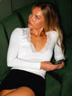 HARLOW EVELYN LACE LONGSLEEVE - WHITE