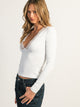 HARLOW EVELYN LACE LONGSLEEVE - WHITE