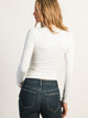 HARLOW EVELYN LACE LONGSLEEVE - WHITE