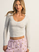 HARLOW LILAH LONGSLEEVE - MELANGE