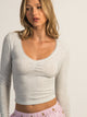 HARLOW LILAH LONGSLEEVE - MELANGE