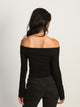 HARLOW KAITLYN OFF-THE-SHOULDER LONG SLEEVE - BLACK HARLOW - Boathouse USA