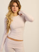 HARLOW GIA LONGSLEEVE - BABY PINK HARLOW - Boathouse USA