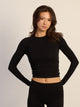 HARLOW GIA LONGSLEEVE - BLACK HARLOW - Boathouse USA