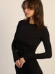HARLOW GIA LONGSLEEVE - BLACK HARLOW - Boathouse USA