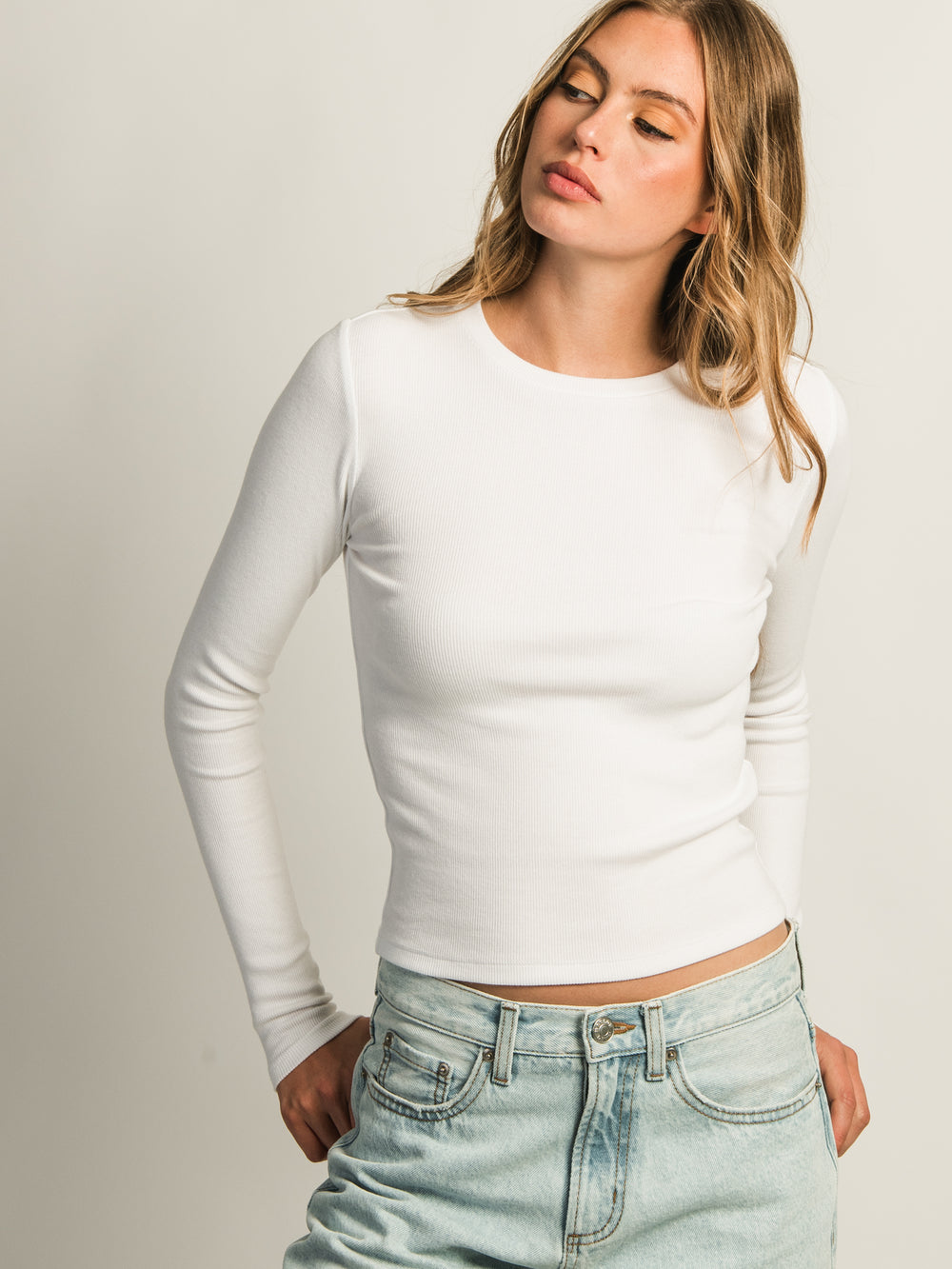 HARLOW ESSENTIAL LONG SLEEVE CREWNECK