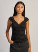 HARLOW EMILY TOP SHIRT - BLACK HARLOW - Boathouse USA