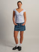 HARLOW EMILY TOP - WHITE/BLUE