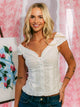 HARLOW EMILY TOP - WHITE HARLOW - Boathouse USA