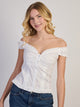 HARLOW EMILY TOP - WHITE HARLOW - Boathouse USA