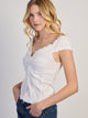 HARLOW EMILY TOP - WHITE HARLOW - Boathouse USA