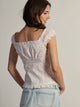 HARLOW EMILY TOP - DITSY -WHITE HARLOW - Boathouse USA