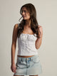 HARLOW ELOISE TOP - WHITE HARLOW - Boathouse USA