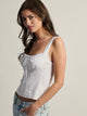 HARLOW ELOISE TOP - WHITE HARLOW - Boathouse USA