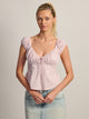 HARLOW EMERY TOP - BABY PINK