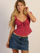 HARLOW EMERY TOP - PIN DOT HARLOW - Boathouse USA
