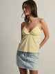 HARLOW DELILAH TANK - YELLOW HARLOW - Boathouse USA