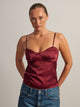 HARLOW YVONNE TANK -BURGUNDY
