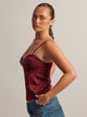 HARLOW YVONNE TANK -BURGUNDY