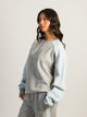HARLOW ROXY EMBROIDERED CREWNECK - HEATHER GREY HARLOW - Boathouse USA