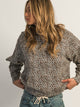 HARLOW CLOUD HOODIE - LEOPARD