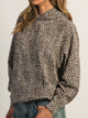 HARLOW CLOUD HOODIE - LEOPARD