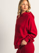 HARLOW CLOUD HOODIE - RUBY