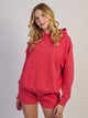HARLOW CLOUD HOODIE - WASHED RED HARLOW - Boathouse USA