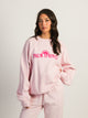 HARLOW MICHELLE PRINT CREWNECK - LIGHT PINK HARLOW - Boathouse USA