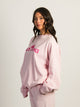 HARLOW MICHELLE PRINT CREWNECK - LIGHT PINK HARLOW - Boathouse USA