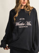HARLOW MICHELLE CREWNECK - NAVY HARLOW - Boathouse USA