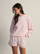 HARLOW CORINNA CREWNECK - WASHED PINK HARLOW - Boathouse USA