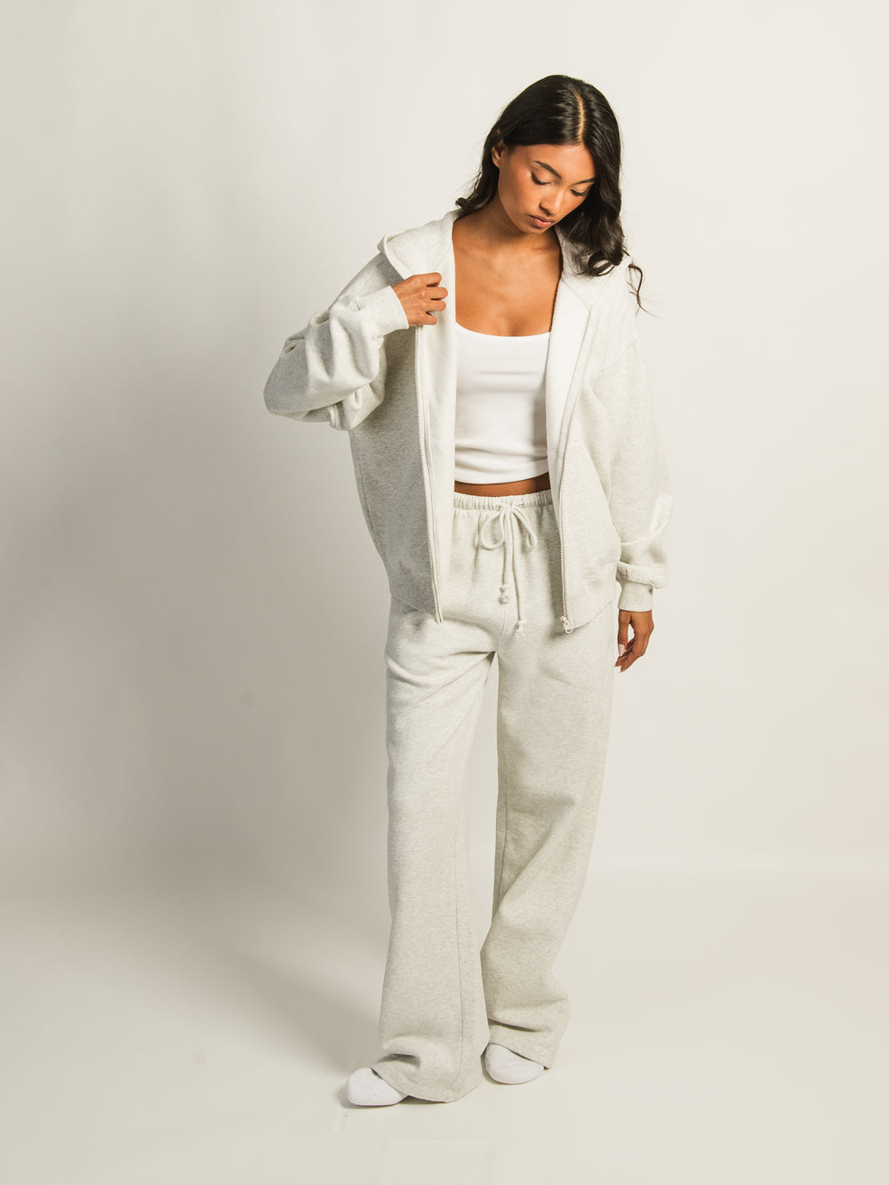 HARLOW CLOUD ZIP UP - CLOUD