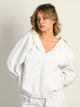 HARLOW CLOUD ZIP UP HOODIE - WHITE HARLOW - Boathouse USA