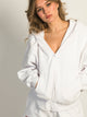 HARLOW CLOUD ZIP UP HOODIE - WHITE HARLOW - Boathouse USA