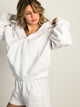 HARLOW CLOUD ZIP UP HOODIE - WHITE HARLOW - Boathouse USA
